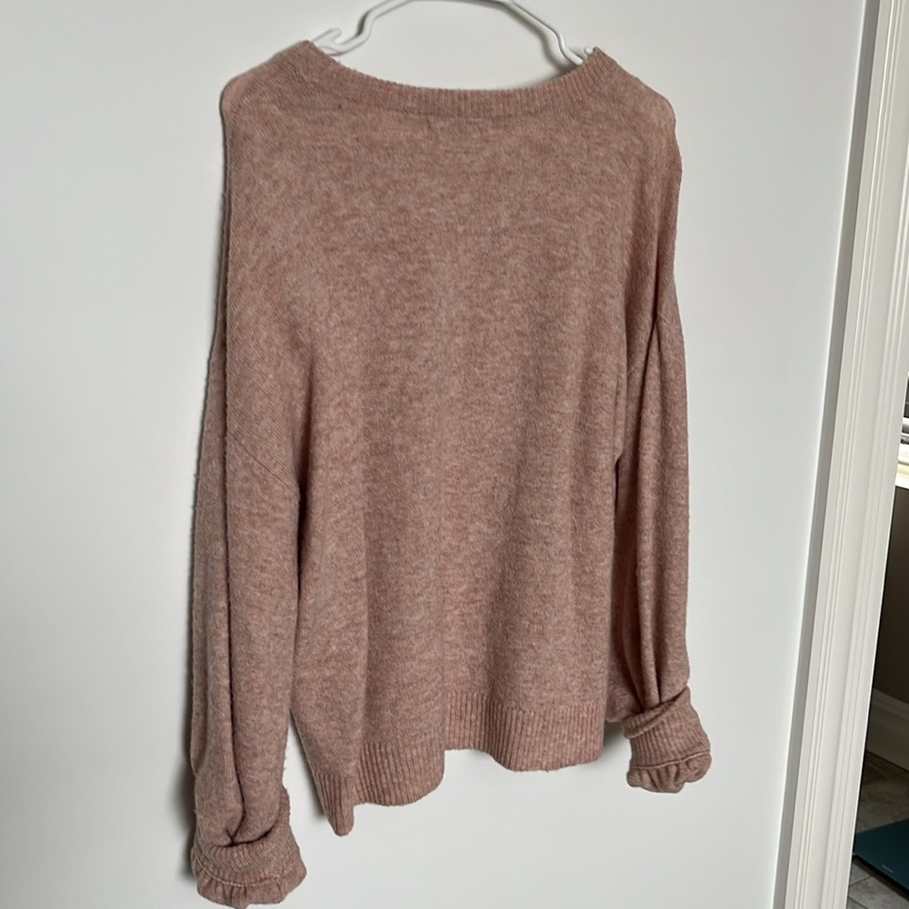 Madewell Pink Wool Sweater, NWT - Picture 5 of 6